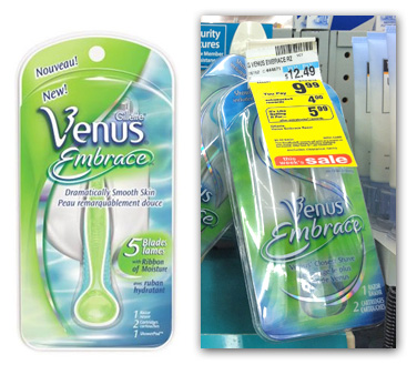 Venus Embrace razors at CVS