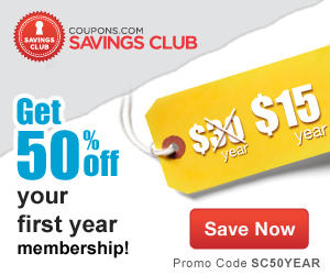 Promo Code for Coupons.com Savings Club