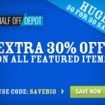 Half-Off Depot: 30% Off Coupon Code