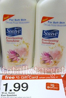 Suave Lotion Free at Target
