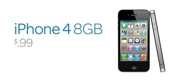 iPhone 4 Only $.99