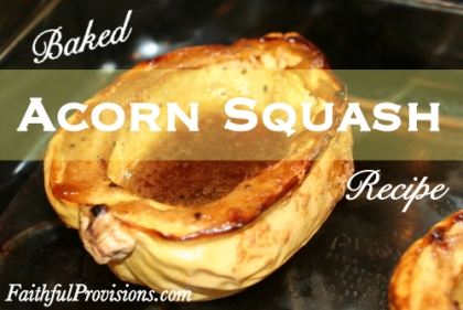 Baked Acorn Squash