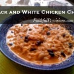 Crock Pot Black and White Chicken Chili with Philadelphia Cooking Creme