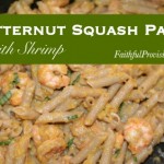 Butternut Squash Pasta with Shrimp