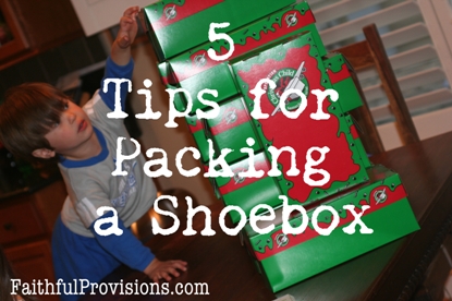 Christmas Box Ideas - 5 Tips for Packing a Shoebox