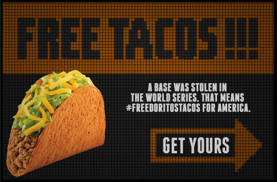 Free Doritos Tacos at Taco Bell