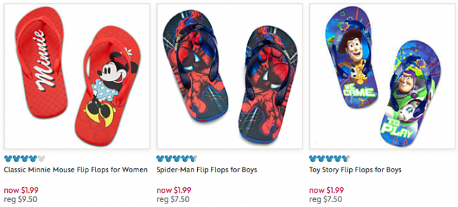 Flip Flops from Disney