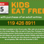 Kids Eat Free at Chili’s – Today ONLY! (November 5, 2012)