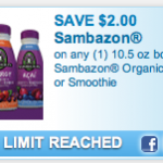 FREE Sambazon Juice With Printable Coupon