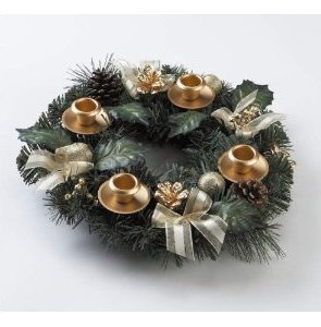 Traditional Pine Cone Advent Wreath