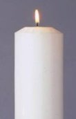 White Advent Candle