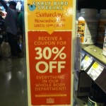 Whole Foods 30% Off Sale in Whole Body – Saturday Only!