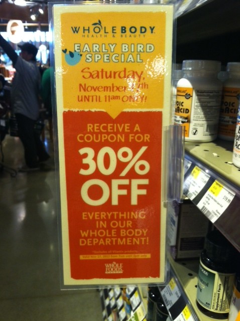Whole Foods High Value Coupon