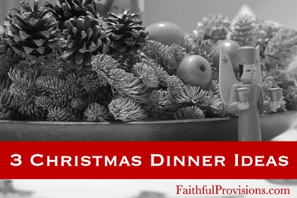 3 Christmas Dinner Ideas