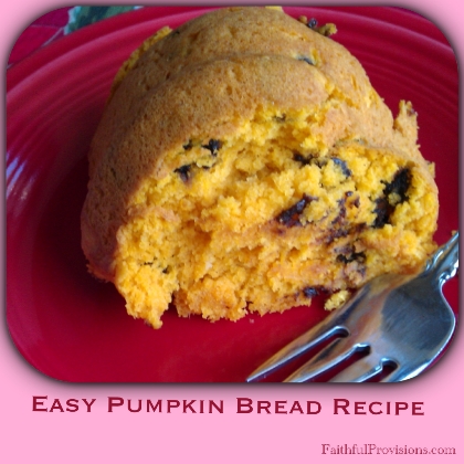 Easy Pumpkin Bread Recipe | Faithful Provisions