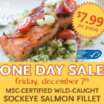 Whole Foods: Wild-Caught Sockeye Salmon Sale **Today Only!