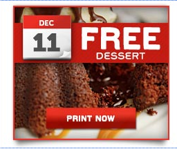 Chili's Free Dessert