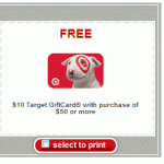 Target Coupon: Get A $10 Target Gift Card With $50 Purchase (Ends Saturday!)