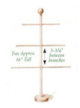 Wooden Advent Calendar Tree