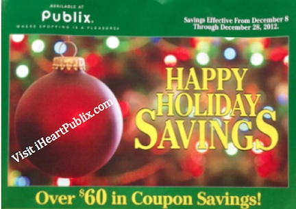 Publix Green Advantage Flyer for December Happy Holiday Savings