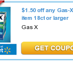 New $1.50 off Gas-X Coupon = $.89/pack!