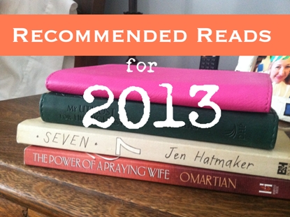 Recommended Reads for 2013