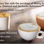 Earn Bonus Stars With MyStarbucks Rewards = FREE Drink or Food at Starbucks!
