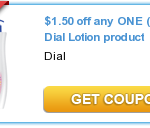 Dial Lotion As Low As $.24 With Printable Coupon