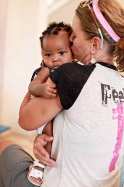 Gwen with Baby