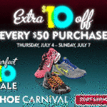 Shoe Carnival Coupon: Save $10 on $50 Purchase