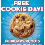 President’s Day Deal: Free Cookie Day at Subway