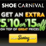Shoe Carnival Coupon: Save Up to $15 Off Purchase of $30!