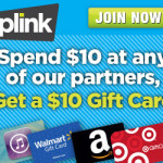 FREE $10 Gift Card For Target, Walmart, Amazon, iTunes or Other Store With Any Plink Purchase!