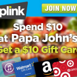 FREE $10 Gift Card With Papa John’s Purchase!