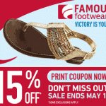 Famous Footwear Coupon: 15% Off Printable Coupon