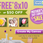 Mother’s Day Photo Deal: FREE 8×10 Photo Canvas!