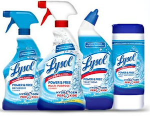 Lysol Power and Free Products New