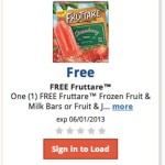 FREE Fruttare Fruit Bars at Kroger!