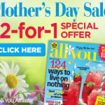 Mother’s Day Sale: All You Magazine Buy One, Get One FREE!