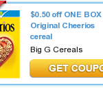 Breakfast Printable Coupons: General Mills Cheerios Only $.99 at Publix!