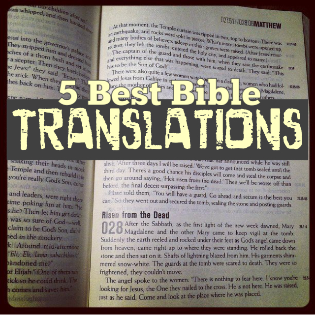 list of different bible translations