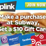 Get a FREE $10 Gift Card With Any Subway Purchase!