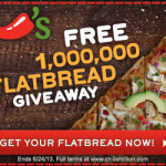 Free Flatbread at Chili’s!