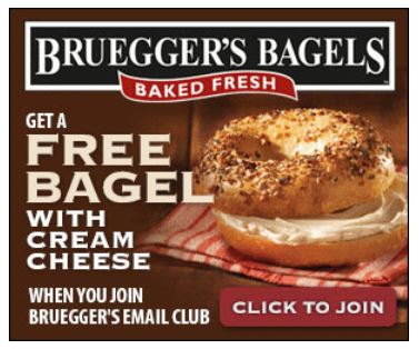 Free Brueggers Bagel
