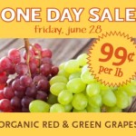 Whole Foods: Organic Grapes Only $.99/lb (June 28th)