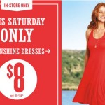 Old Navy: $8 Women’s Dresses This Saturday, Only In Stores
