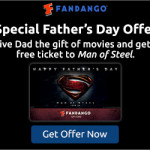 Free Ticket to “Man of Steel” With Fandango Gift Card