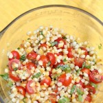 Grilled Corn Salad with Tomatoes