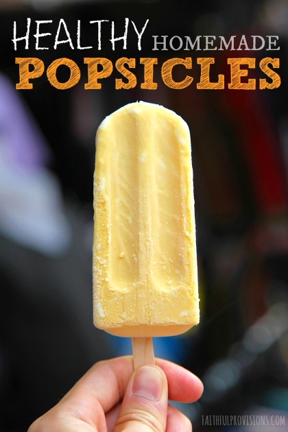 Orange-Banana Smoothie Popsicles | Faithful Provisions