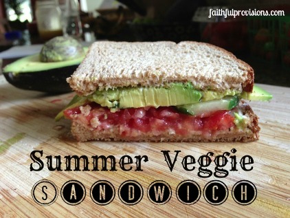 Summer Veggie Sandwich